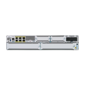 Router Cisco C8300-2N2S-4T2X, 2RU platform with 2 SM and 2 NIM slots plus 2 x 10Gbps and 4 x 1Gbps embedded Layer3 Ethernet ports